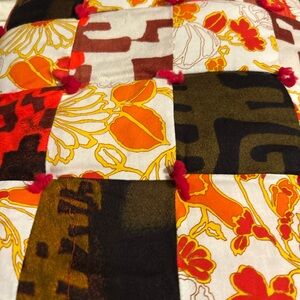 Quilt top throw narrow king